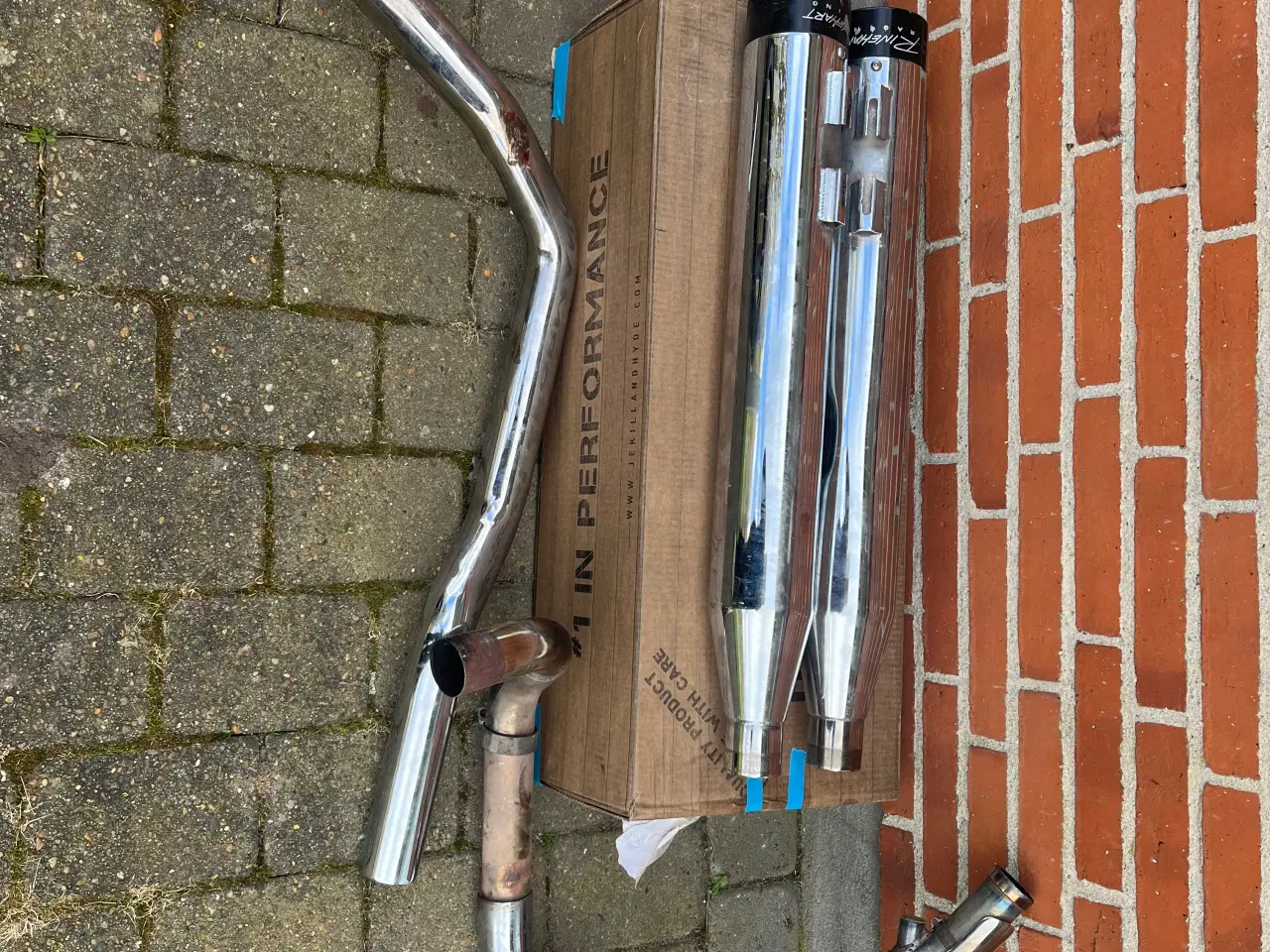 Billede 1 - Harley Davidson 2” udstødning 