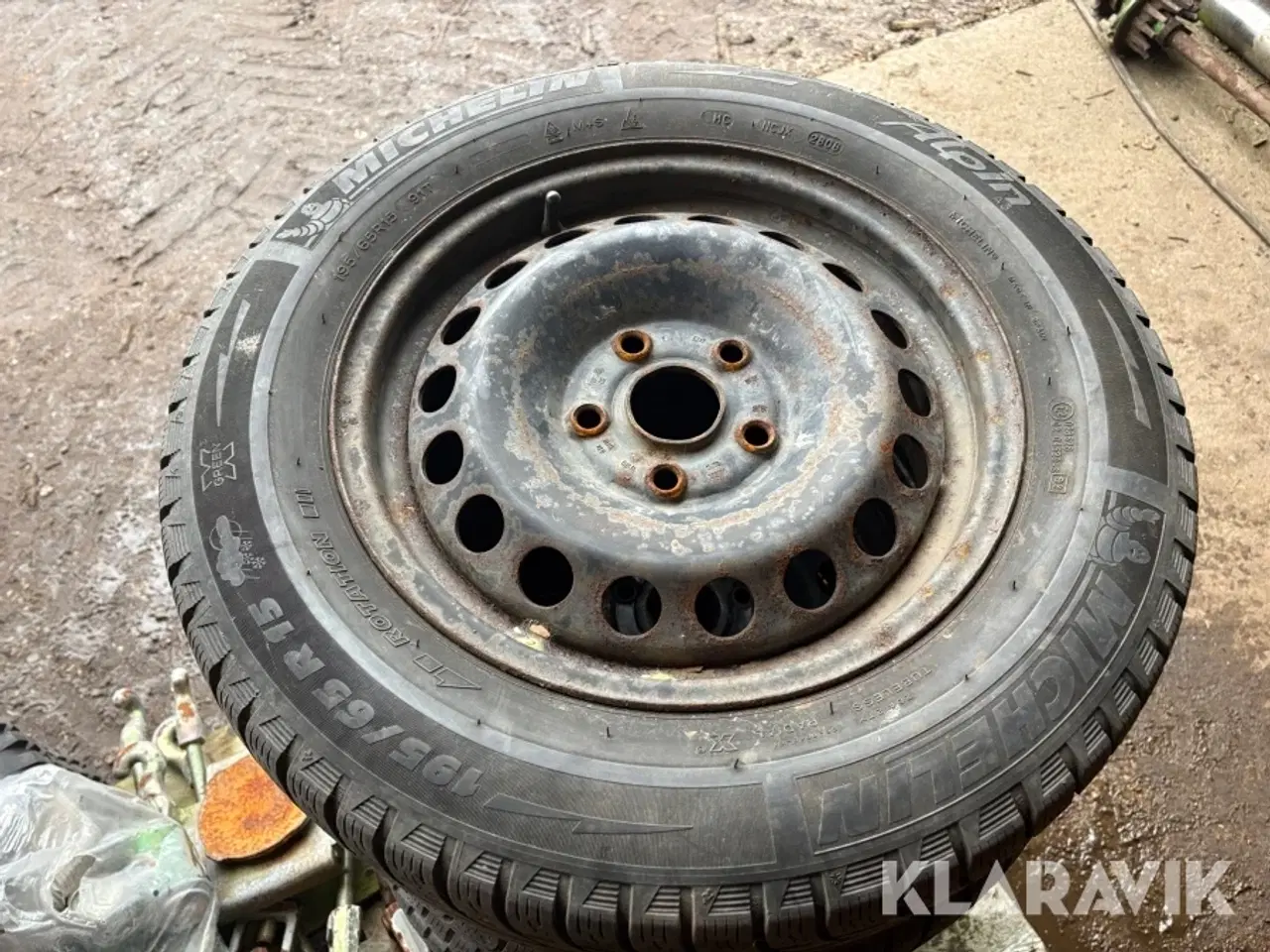 Billede 5 - Dæk med fælg Michelin - 4 styk