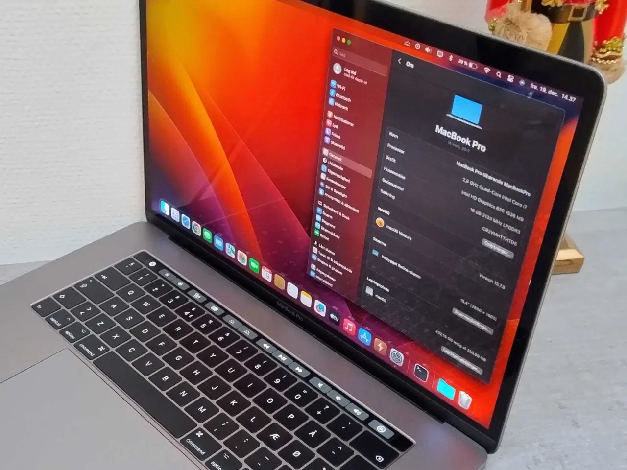 Billede 6 - MacBook Pro Touchbar 15"