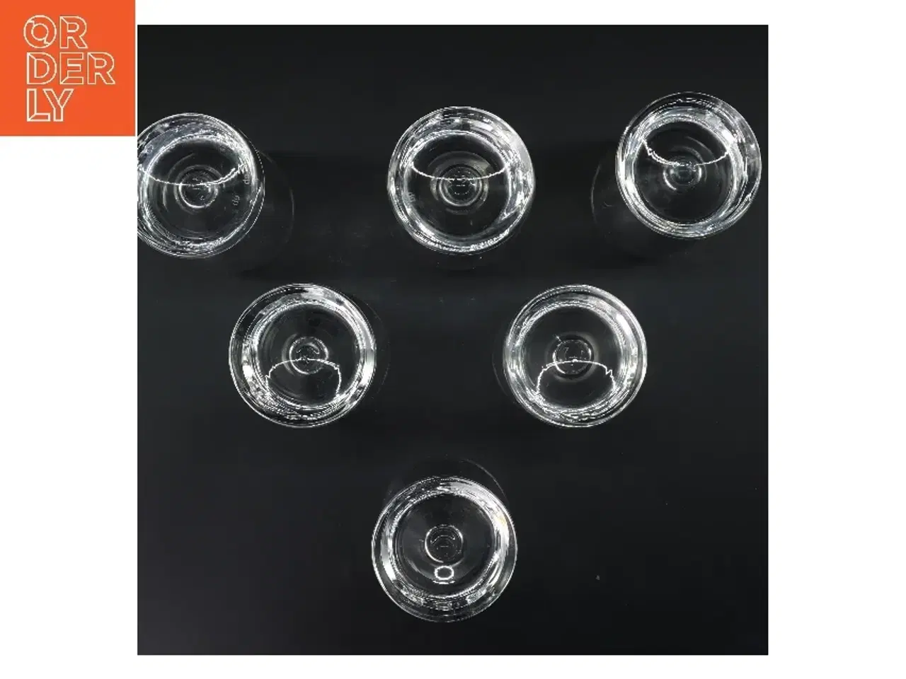 Billede 3 - Sæt af 6 ølglas fra Eb (str. 6 stk Ø 6,5 cm længde 18 cm)