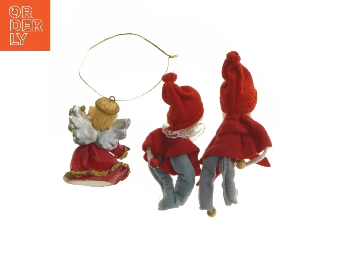 Billede 3 - Julenisset, figurer og engel (str. 7-13 cm)