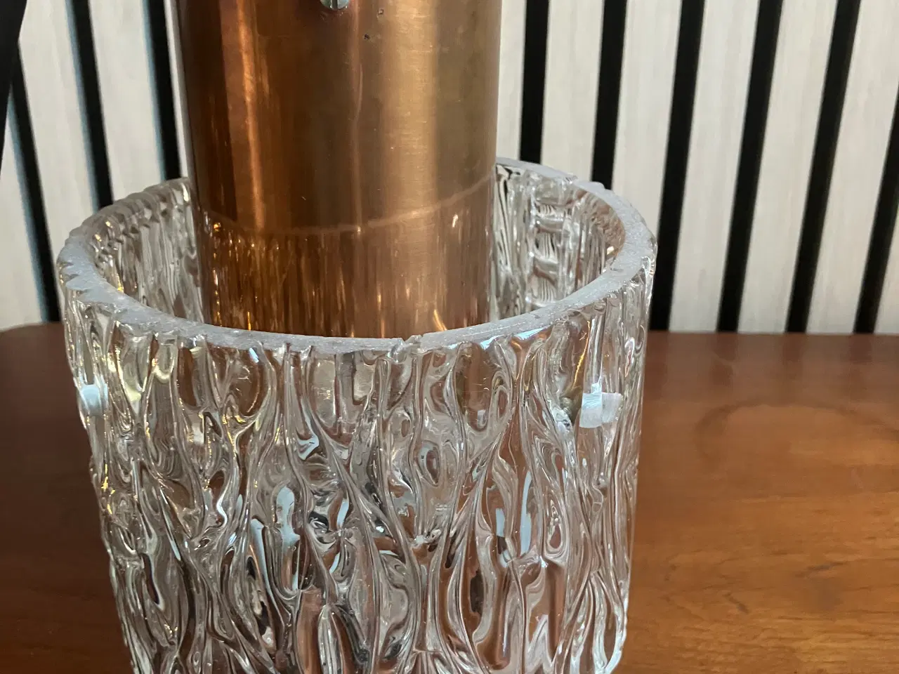 Billede 4 - Pendel i kobber og glas