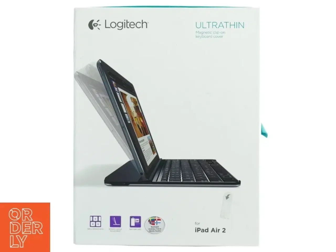 Billede 1 - Logitech Ultrathin Magnetisk Keyboard Cover til iPad Air 2 fra Logitech