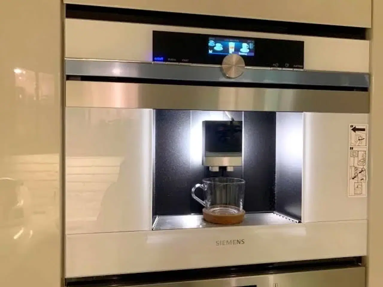 Billede 3 - Siemens indbygning kaffemaskine .