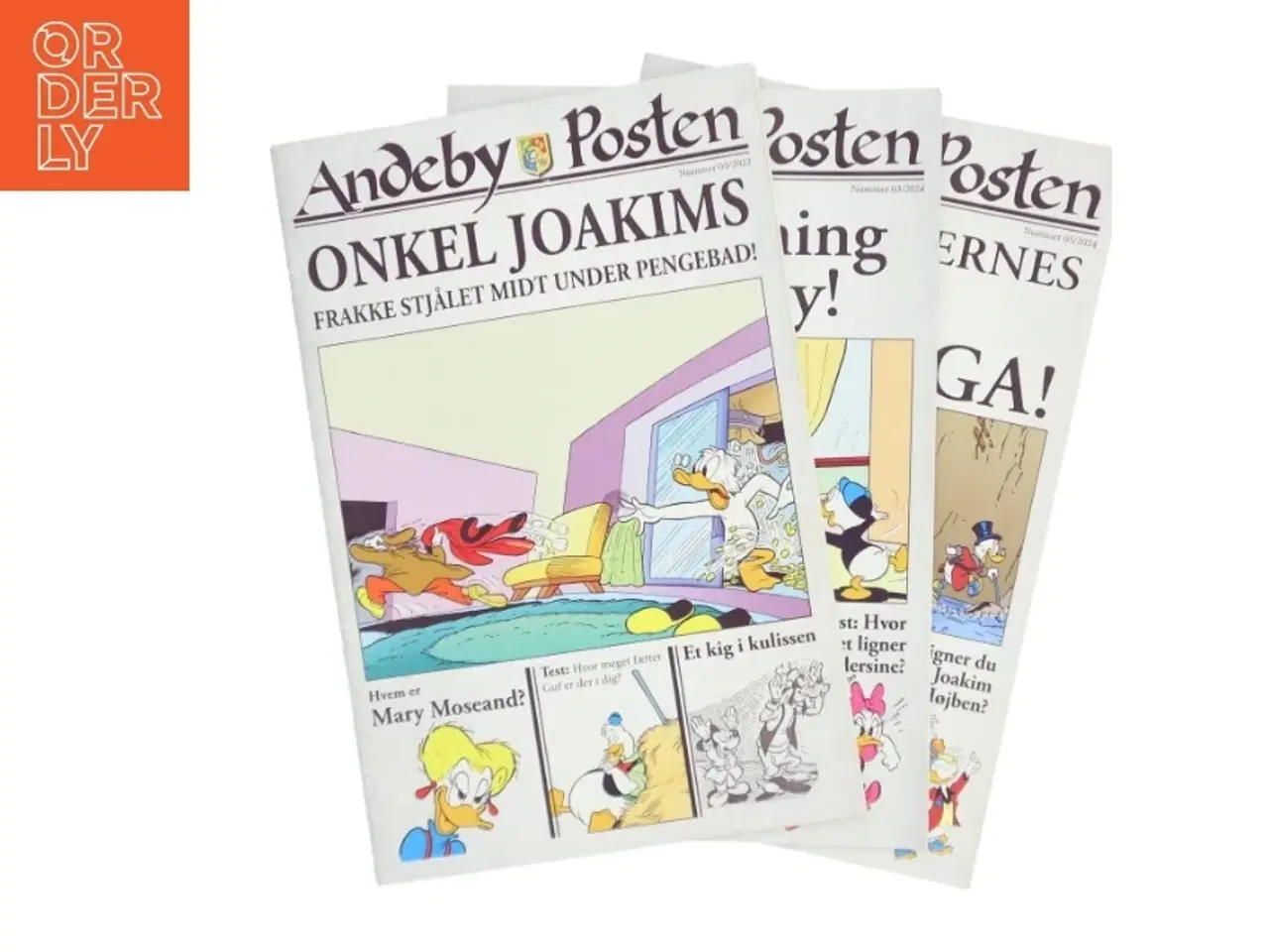 Billede 1 - Tre Andeby posten blade