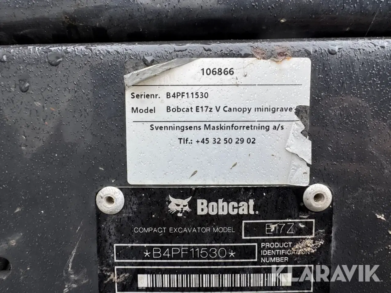 Billede 6 - Minigraver Bobcat E17Z