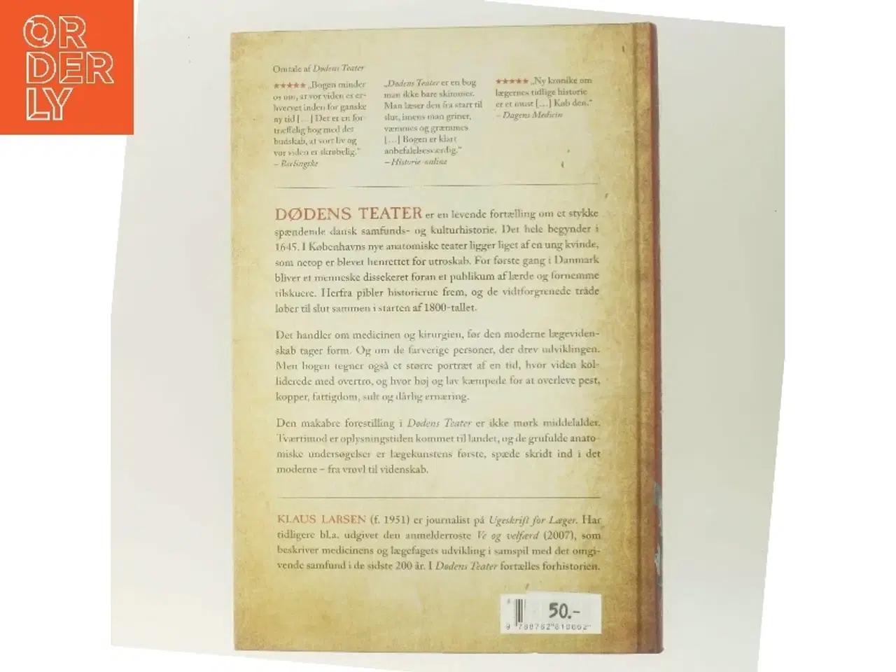 Billede 3 - Dødens Teater af Klaus Larsen (Bog)