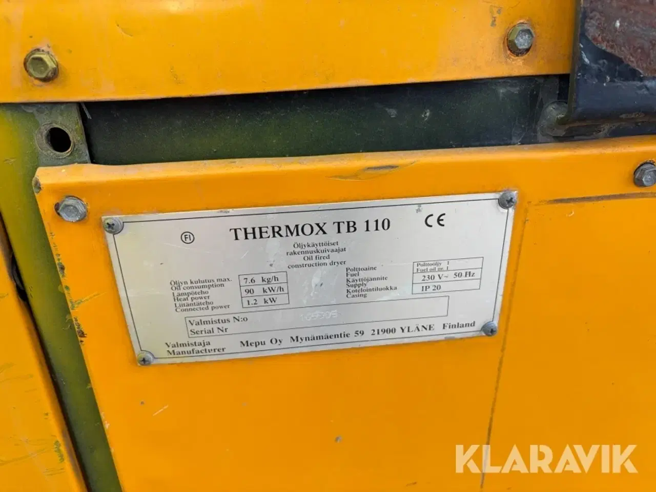 Billede 5 - Varmekanon Thermox TB110