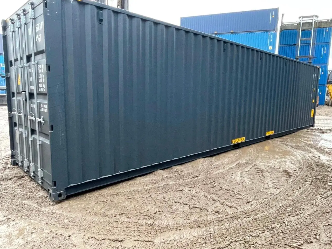 Billede 5 - Står i Hvidovre NY 40 fods HC Container i Koksgrå