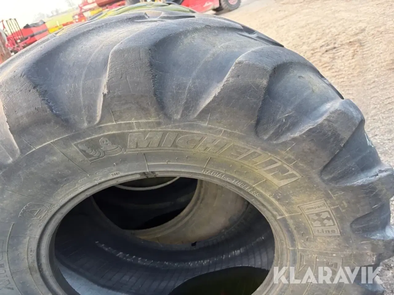 Billede 4 - Landbrugsdæk Michelin 500/70R24 4 styk