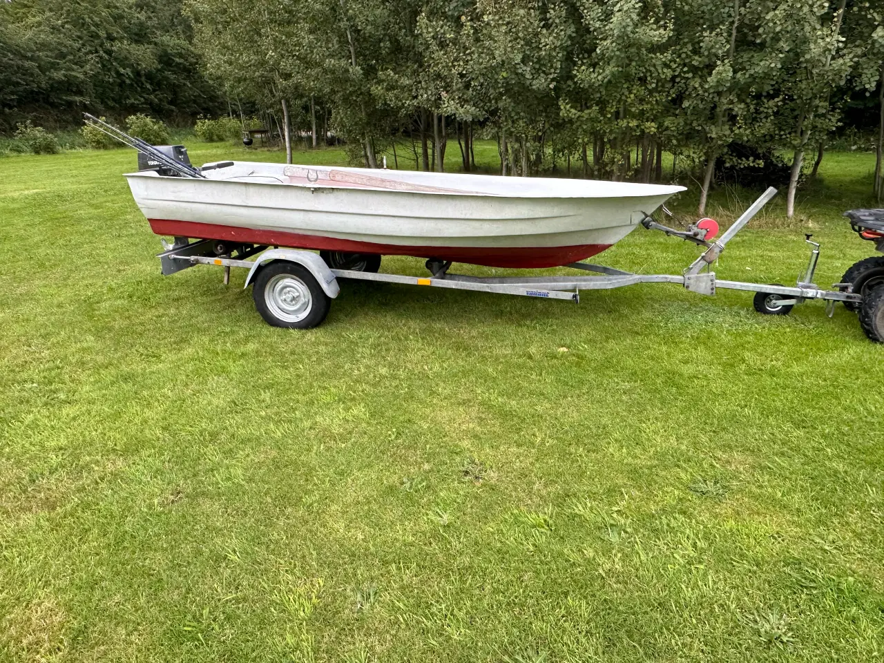 Billede 8 - Fiske jolle  med motor og trailer 