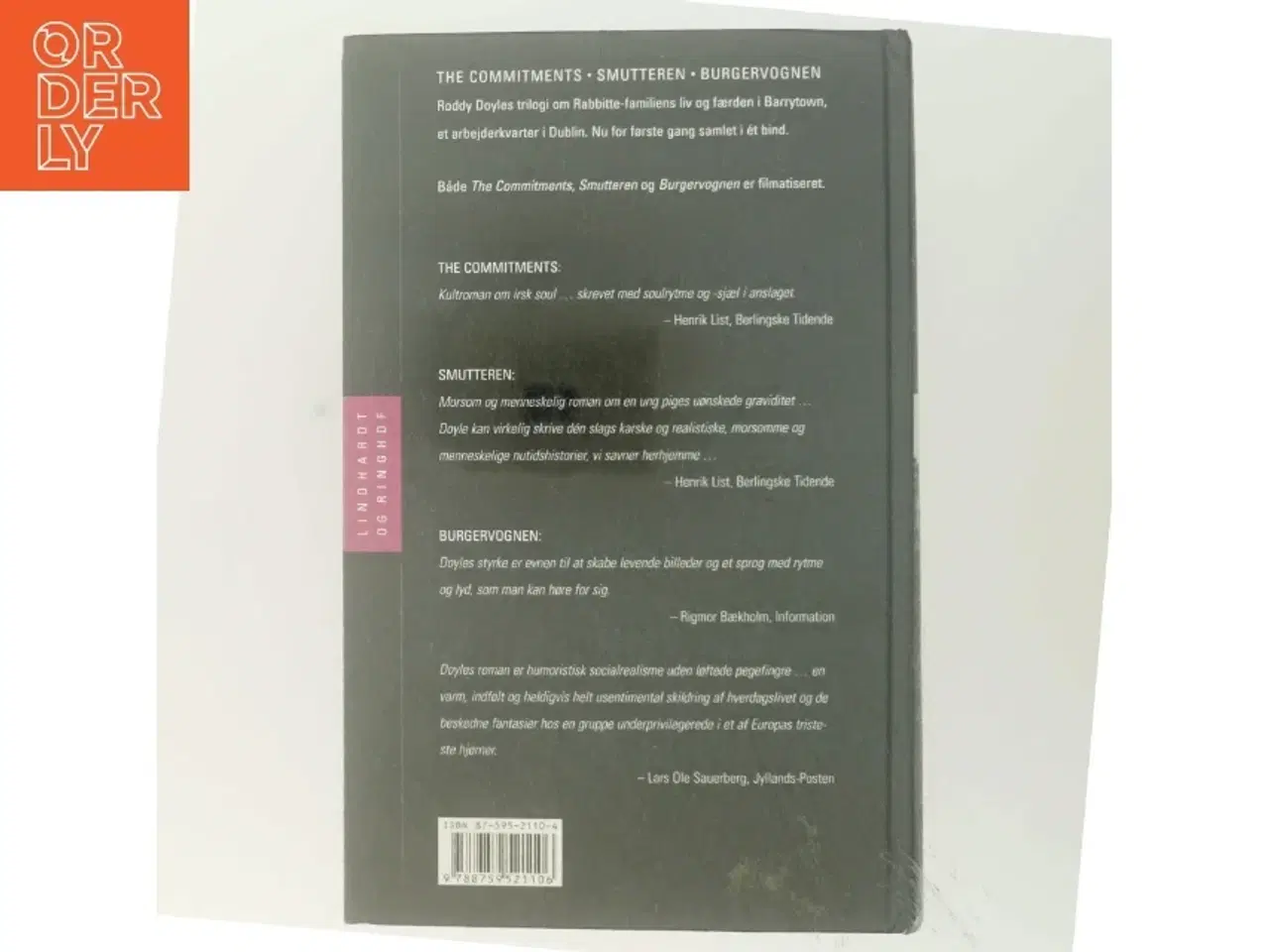 Billede 3 - Barrytown-trilogien : The Commitments, Smutteren, Burgervognen af Roddy Doyle (Bog)