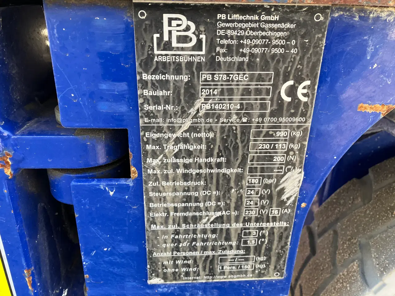 Billede 5 - PB S78 saxlift