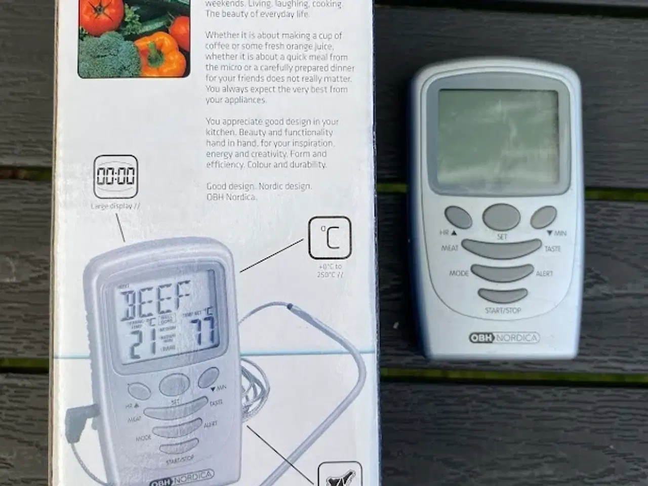 Billede 3 - ⭐️ OBH Nordica Stegetermometer Taste Master