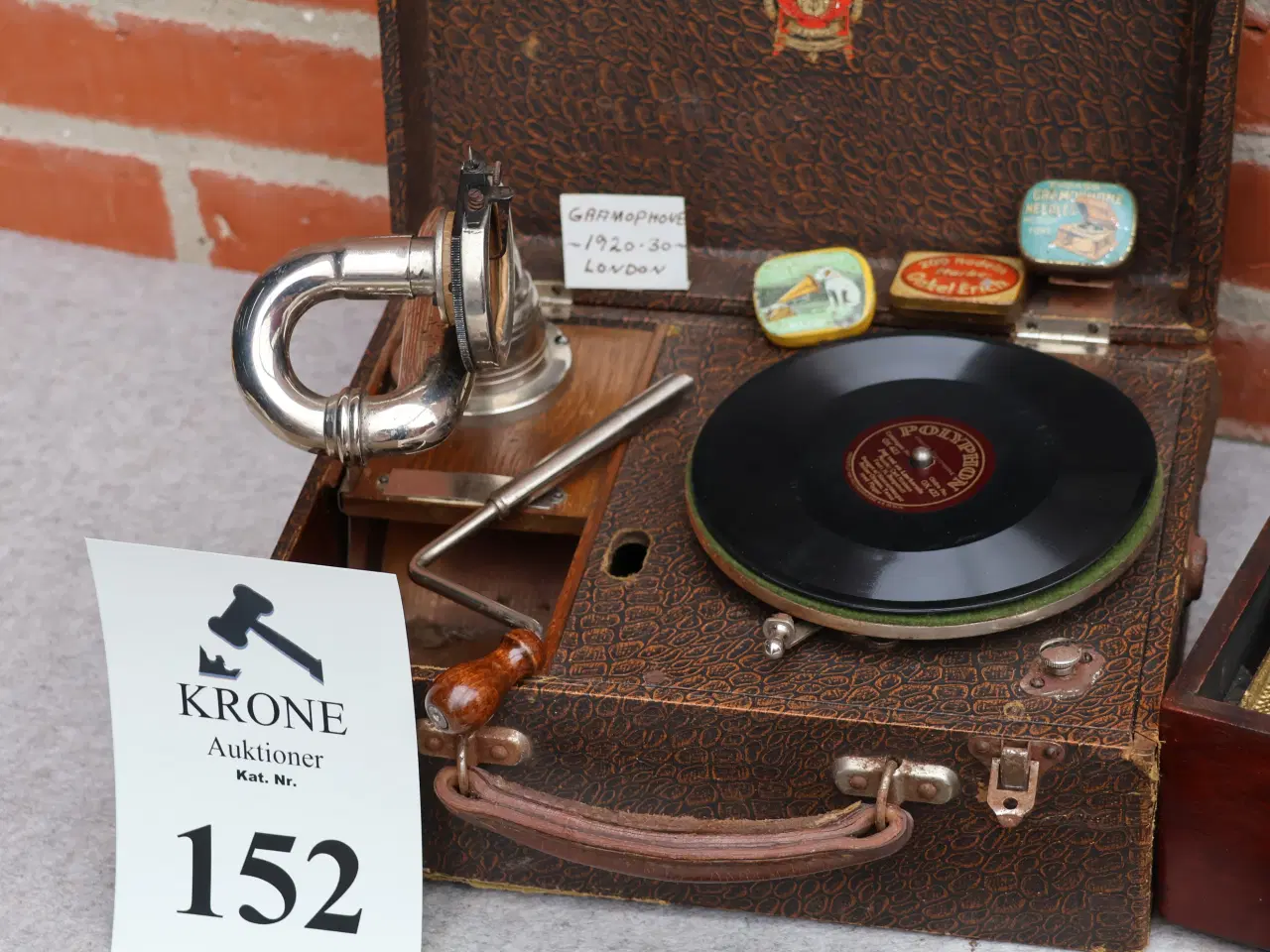 Billede 2 - Gl Gramophone og 2 stk gl musikbokse. 
