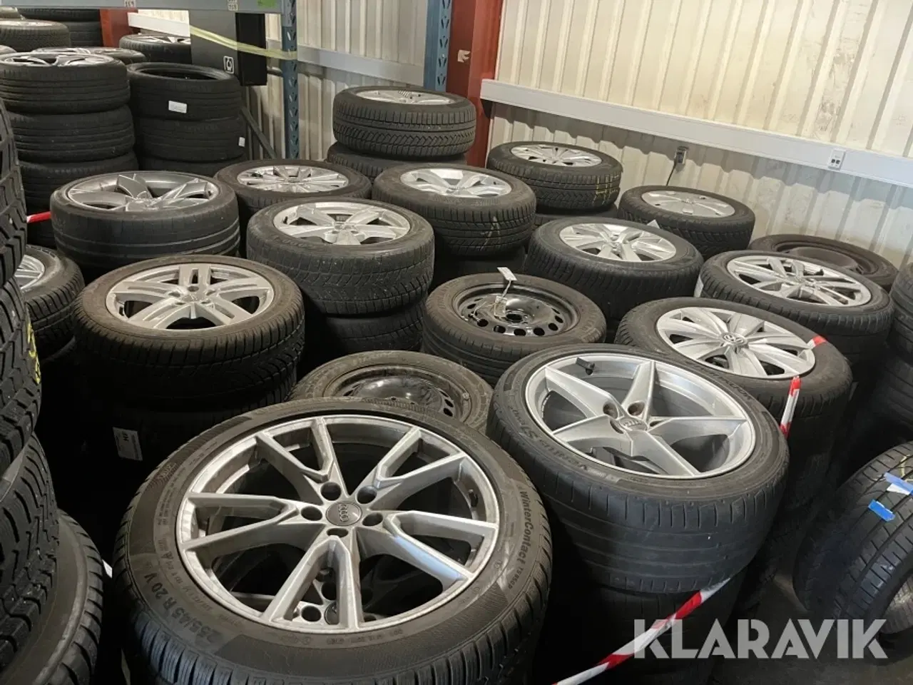 Billede 1 - Komplethjul og løse dæk Audi/Volkswagen/Peugeot 18 sæt