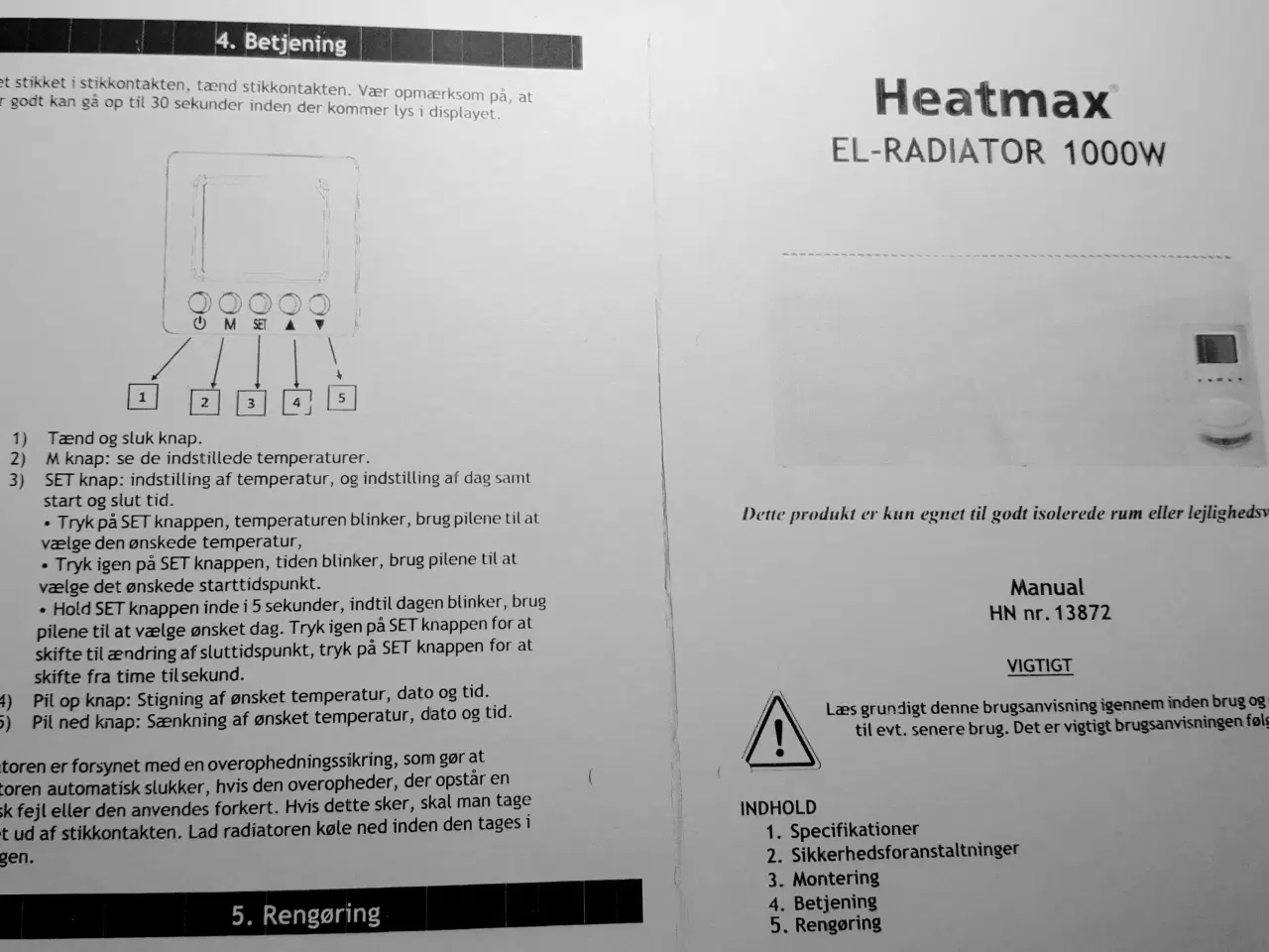 Billede 4 - EL-radiator