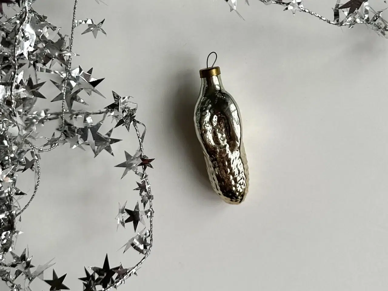 Billede 1 - Vintage julekugle, sølvmajs