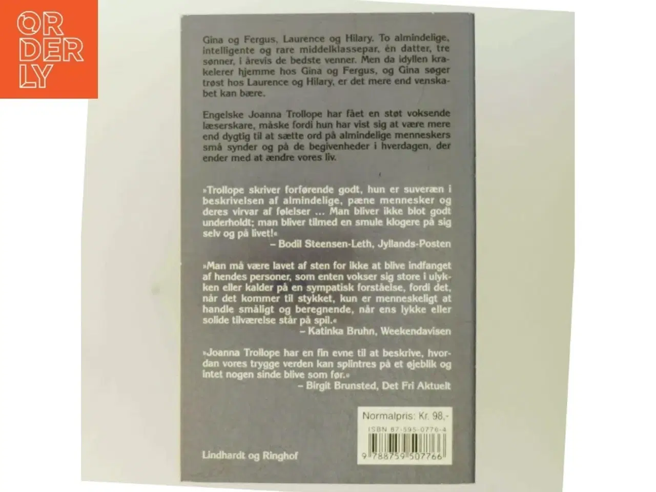 Billede 3 - De bedste venner af Joanna Trollope (Bog)