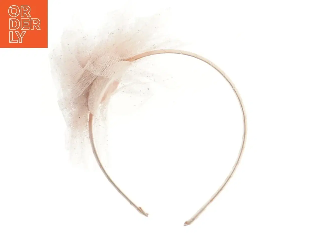 Billede 1 - Hårbøjle med tyl og glitter (str. 14 cm)