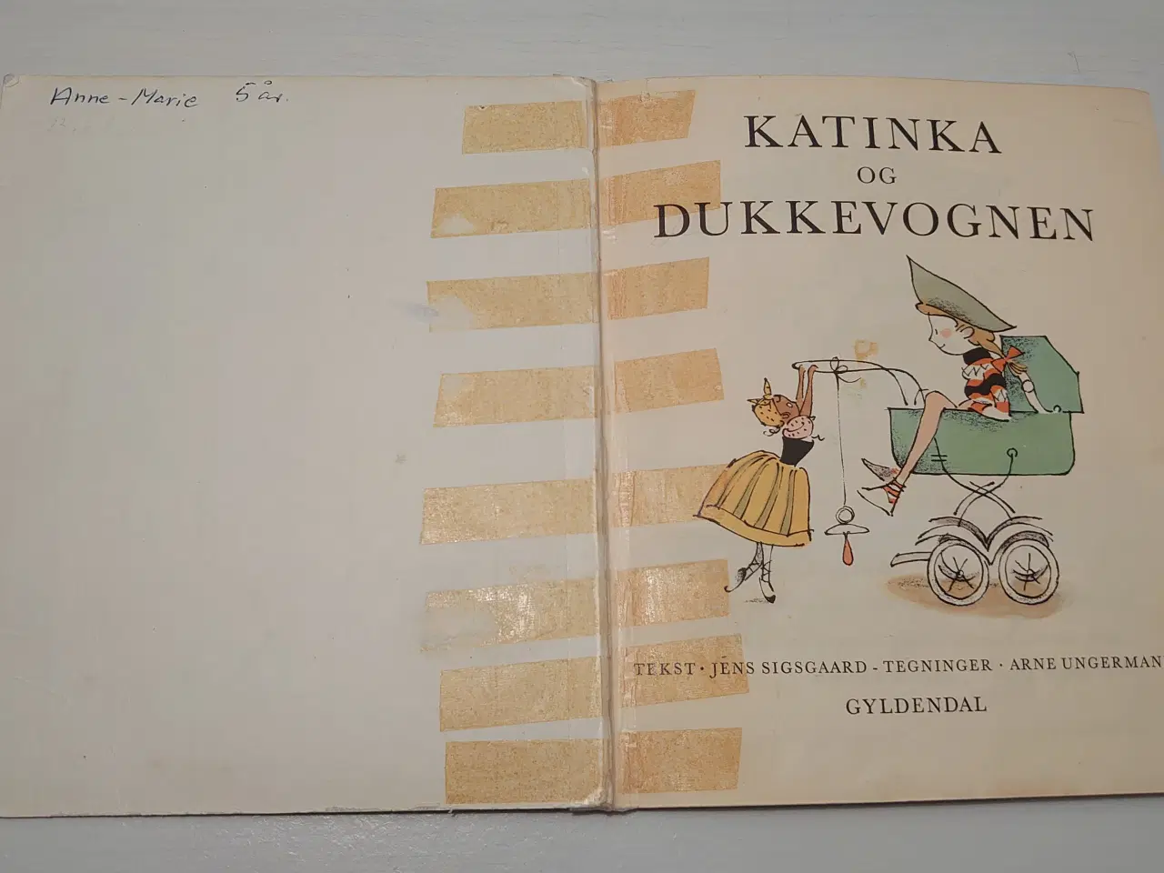 Billede 5 - Jens Sigsgaard:Katinka og Dukkevognen. 1.udg. 1958