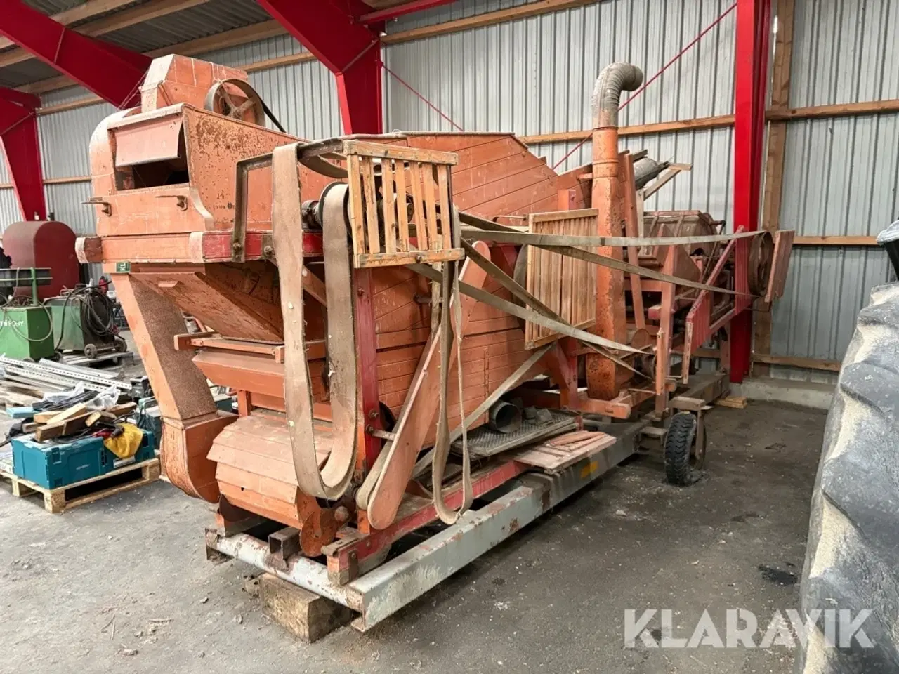 Billede 1 - Tærskeværk/kornrenser Roland - antik