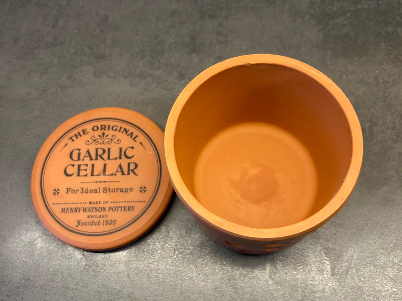 Billede 3 - Hvidløgskrukke fra Henry Watson Pottery