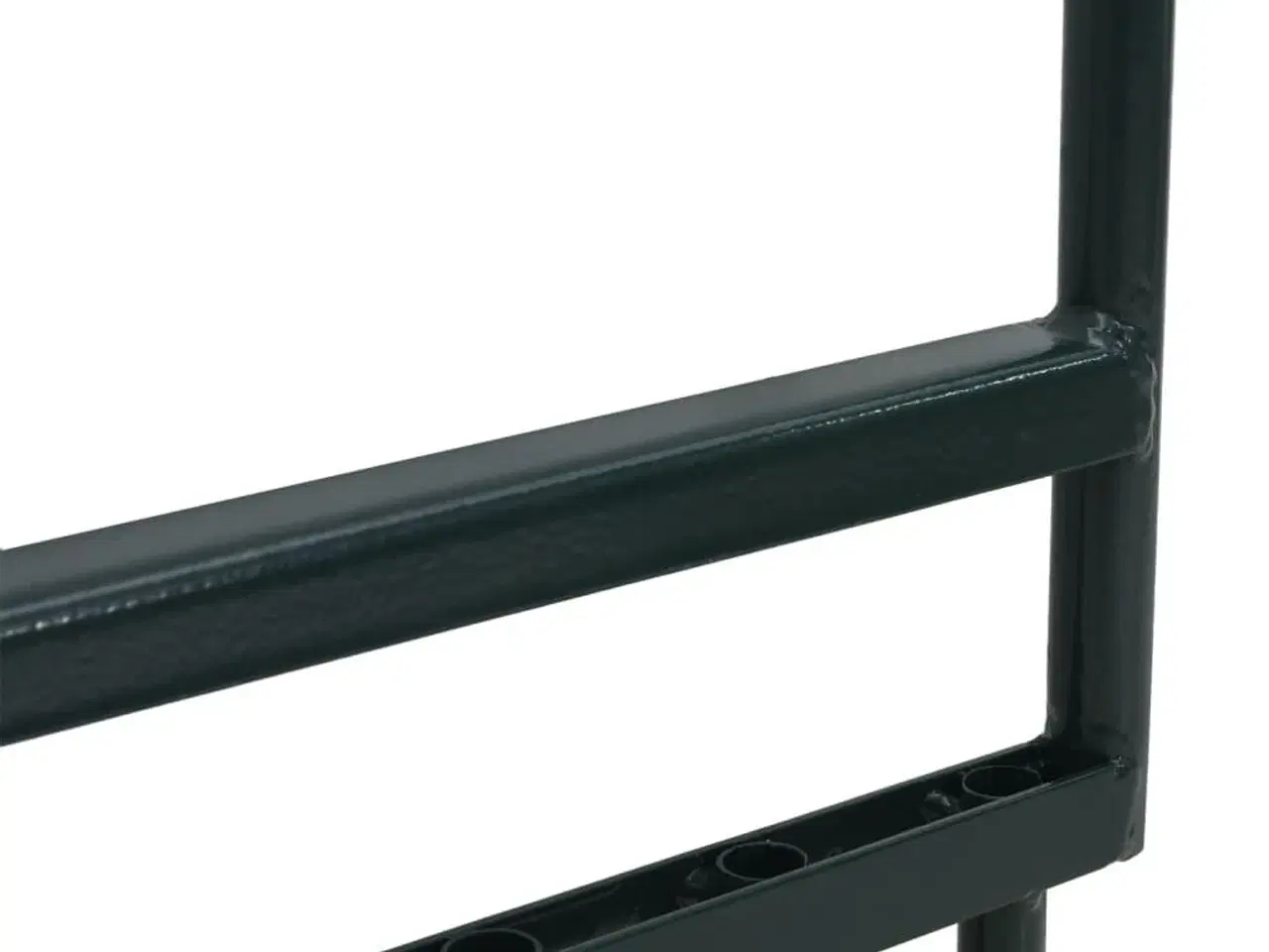 Billede 3 - Plænelufter med 5 hule tænder pulverlakeret stål grøn