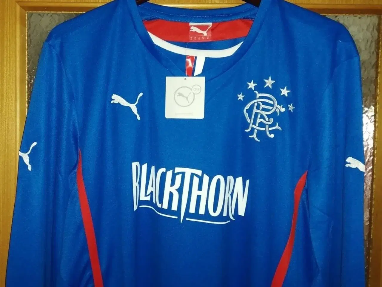 Billede 1 - FODBOLDTRØJE, NY, RANGERS FC HOME 2013-14, XL