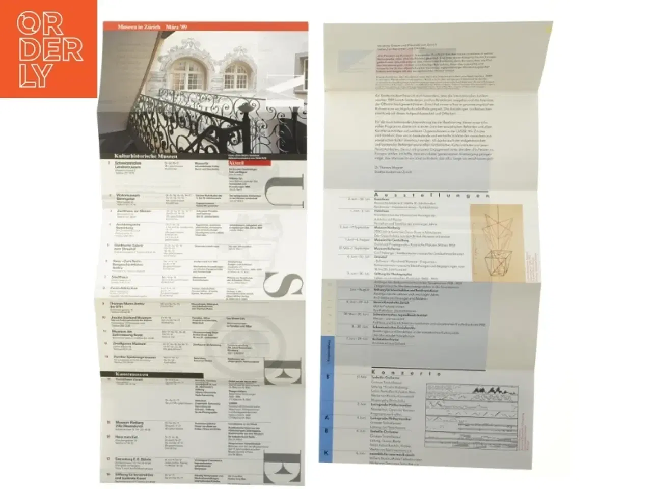 Billede 1 - Informationsbrochurer fra Zürich