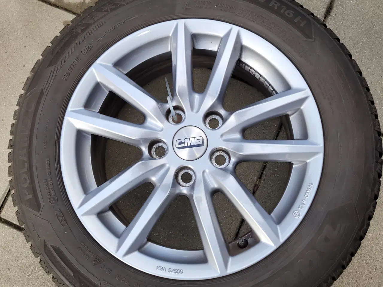 Billede 1 - Vinterhjul på alufælge til Toyota Avensis