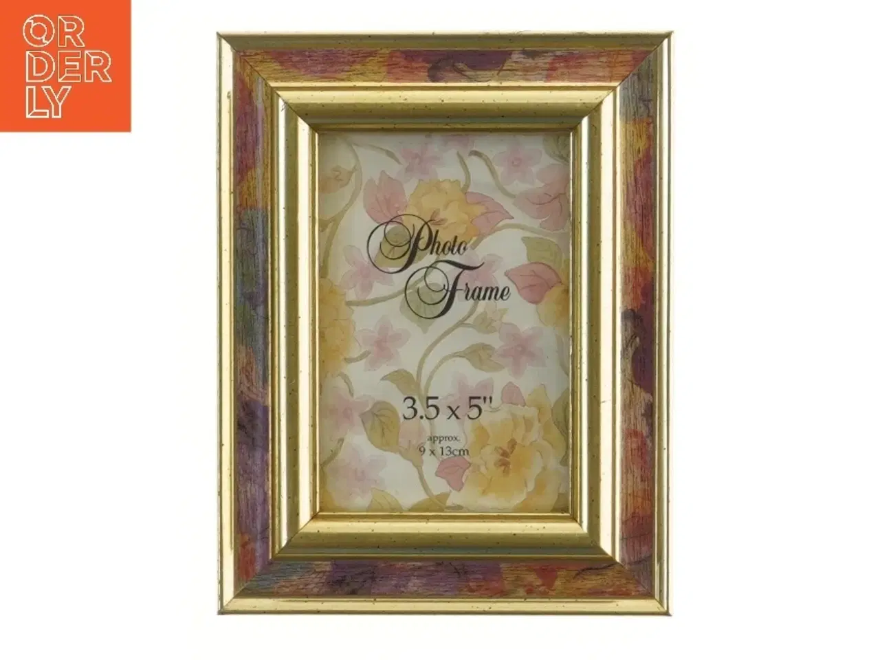 Billede 1 - Billede ramme i guld (str. 9x13 cm)