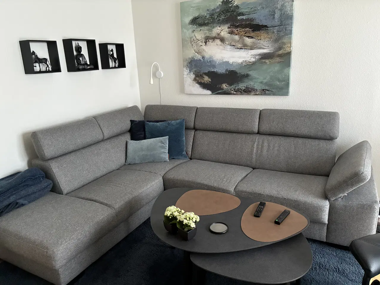 Billede 2 - Sofa med pufafslutning 