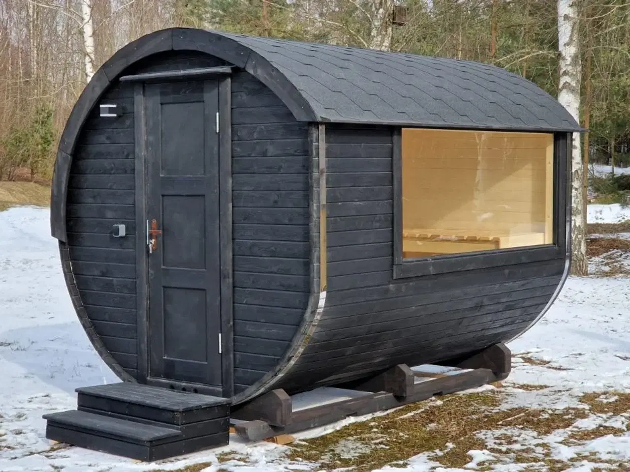 Billede 4 - Sauna 2.5 m.med panoramavindue ink,levering 31900