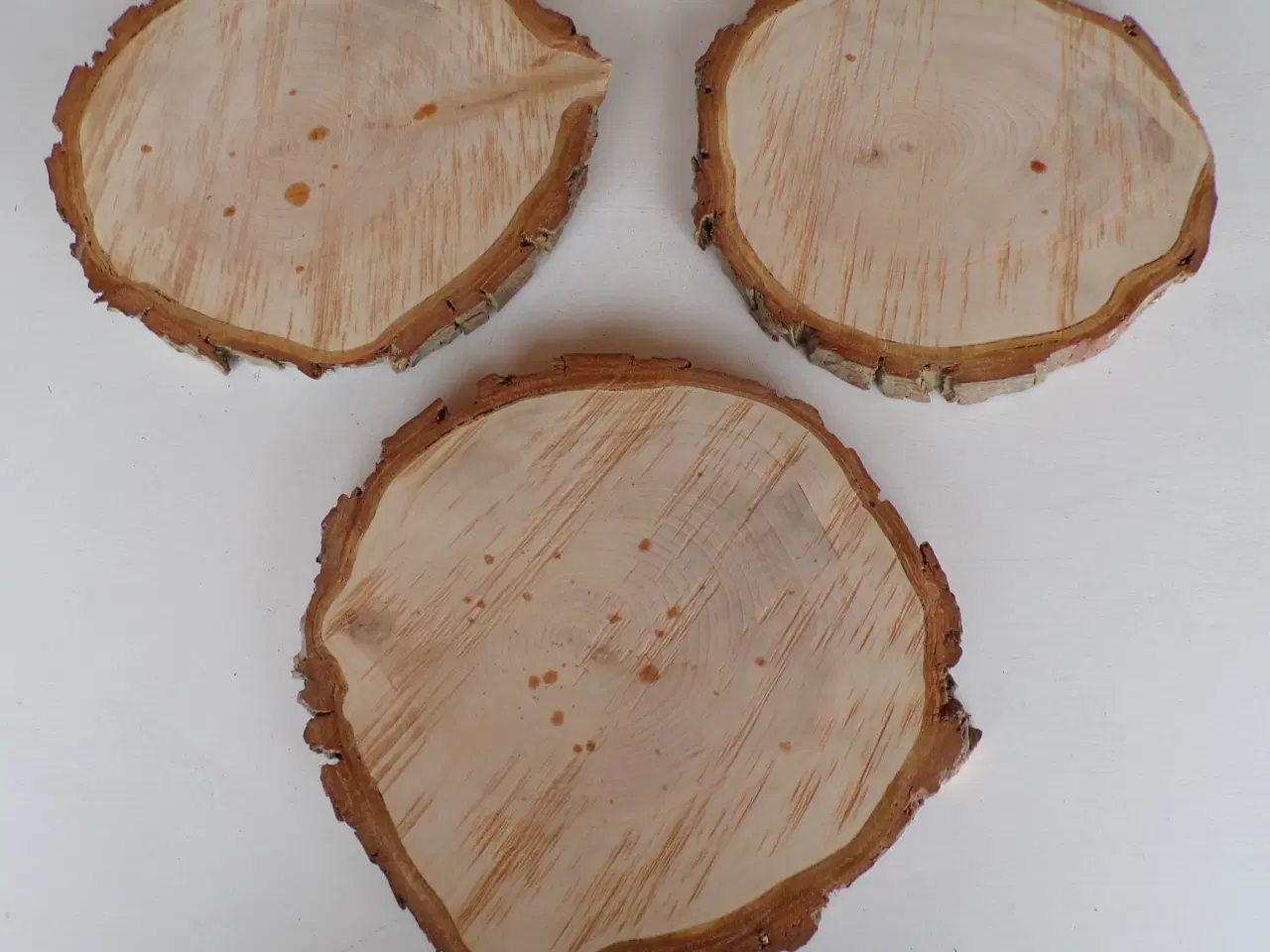 Billede 1 - Nye thuja træskiver 24 - 26 cm