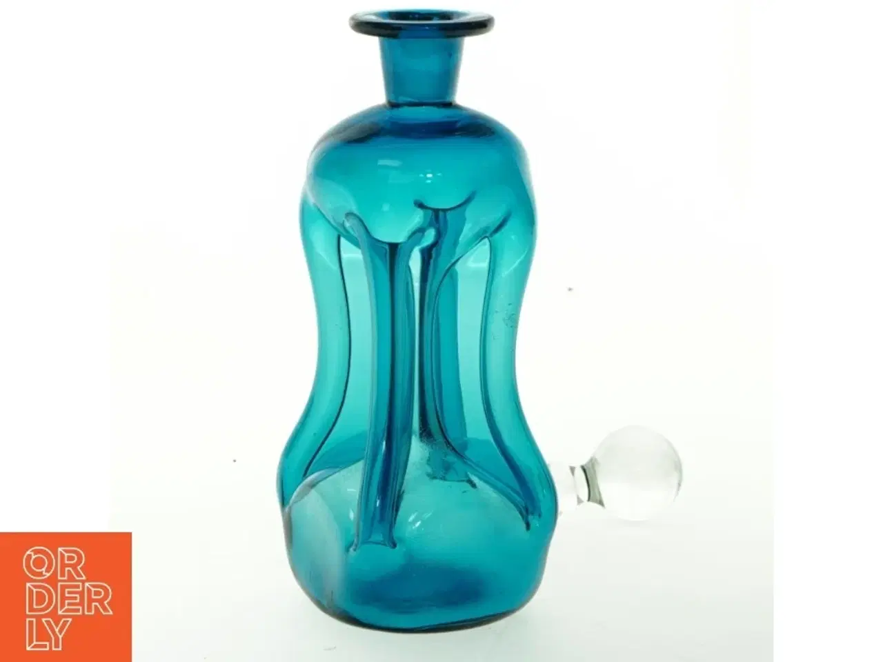 Billede 2 - Blå kluk flaske (str. 24x8 cm)