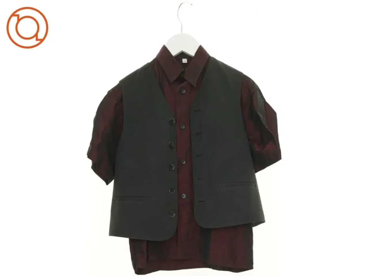 Billede 1 - Skjorte med vest fra Here + there (str. 128 cm)