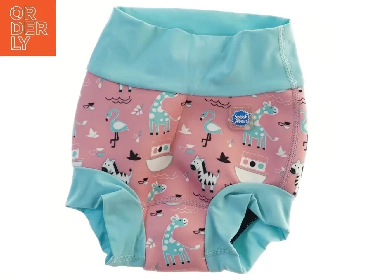 Billede 1 - Baby badebukser med dyremotiv fra splash about (str. 92)