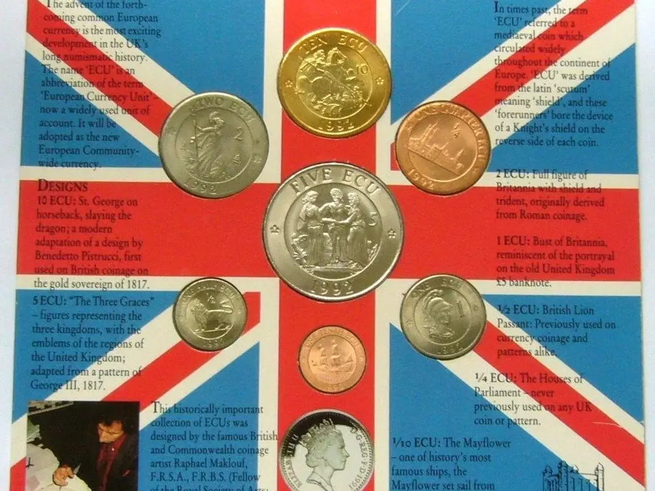 Billede 1 - ECU-møntsæt 1992