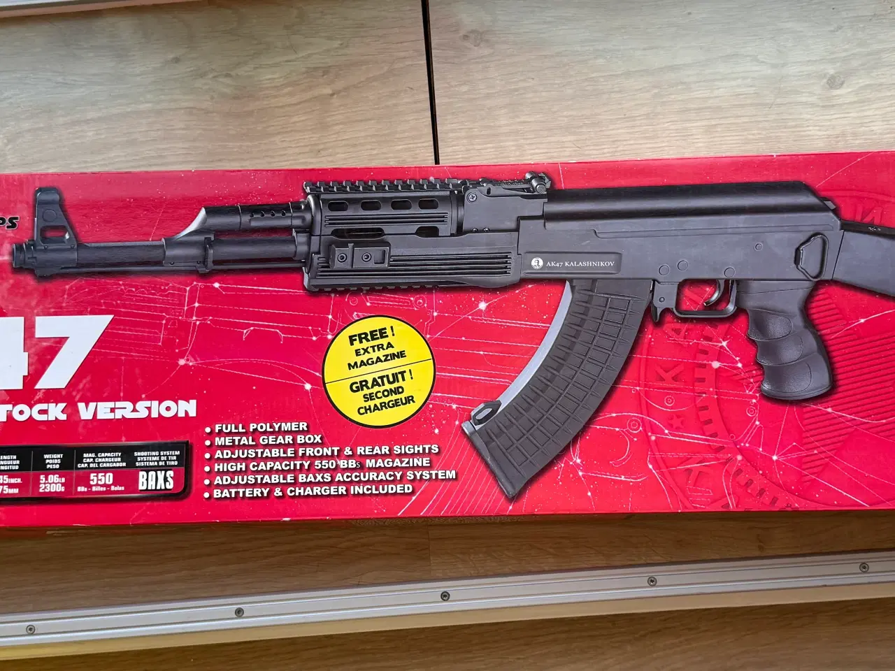 Billede 1 - AK47 Tactical model med batteri og lader