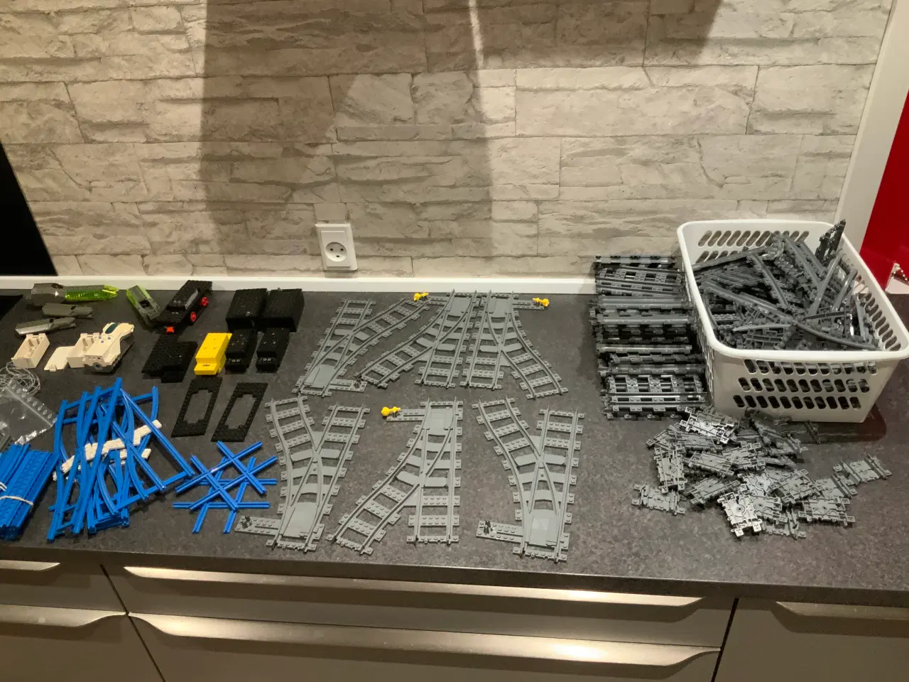 Billede 1 - Lego tog, skinner og lignende