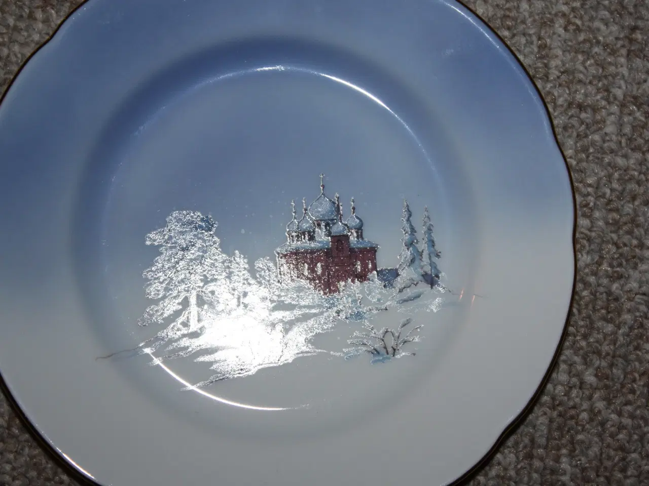 Billede 5 - Kaffekop Christineholm Firkløveren Vinterstemning 