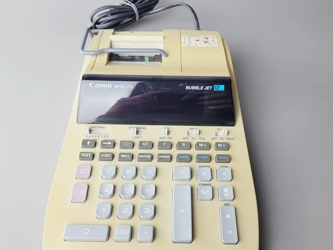 Billede 3 - ⭐️· Canon BP36-LTS Bubble Jet Regnemaskine Lydsvag