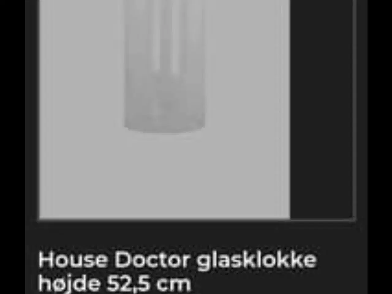 Billede 1 - House doctor glasklokke
