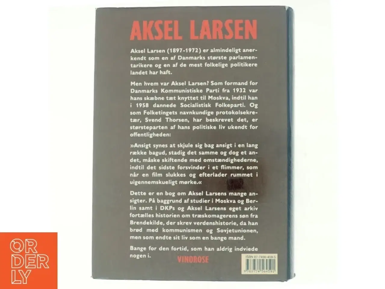 Billede 3 - Aksel Larsen af Kurt Jacobsen (f. 1954) (Bog)