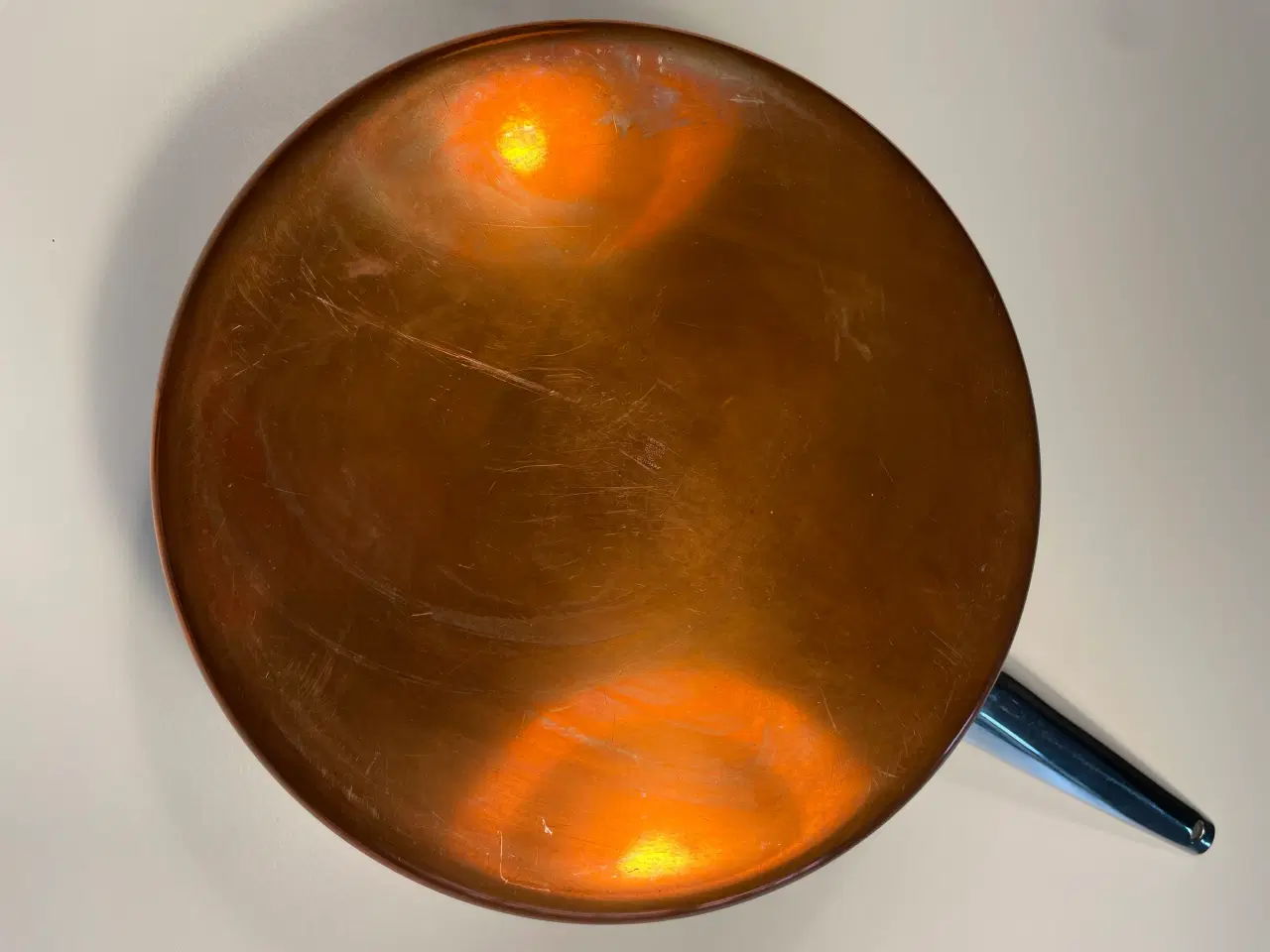 Billede 2 - Kobber gryde stor og lille med skaft