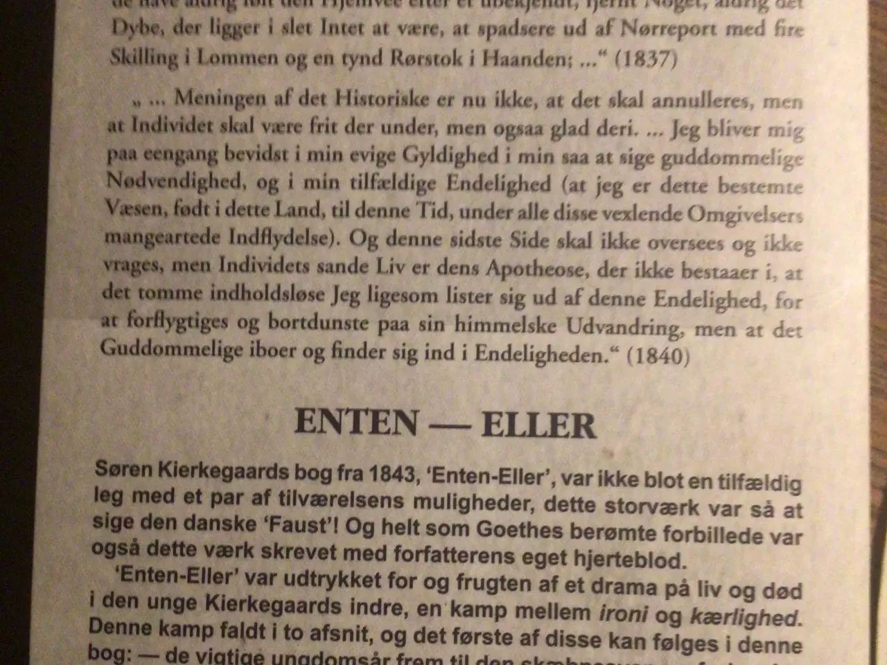 Billede 2 - Kierkegaard 1834-1840