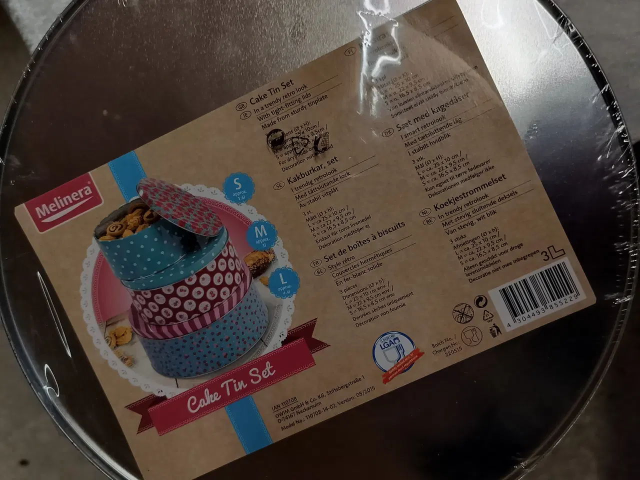 Billede 2 - kagedåser sæt af 3 stk 
