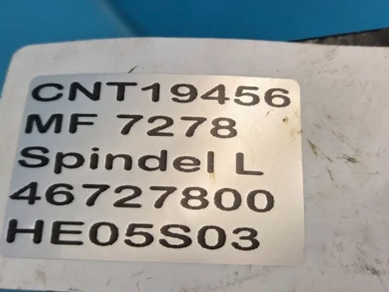 Billede 14 - Massey Ferguson 7278 Spindel L. 46727800