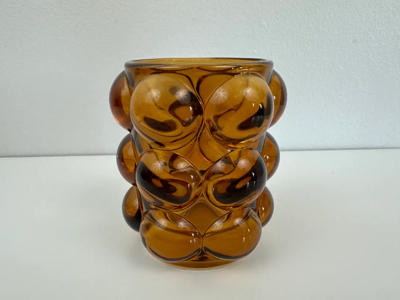 Billede 1 - 'Boble' vase / fyrfadsstage i glas